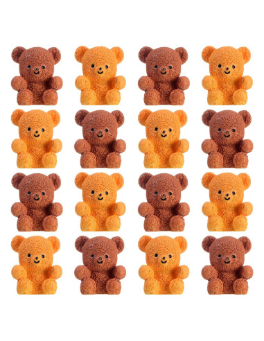 Miniaturas de Oso de Resina Yousoontic - 100 Pcs para DIY