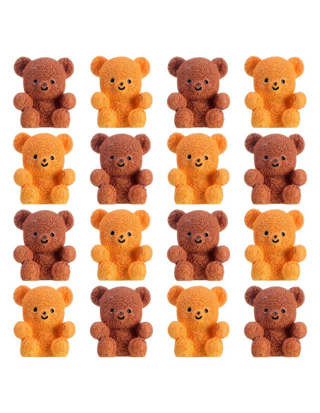 Miniaturas de Oso de Resina Yousoontic - 100 Pcs para DIY Miniaturas de Oso de Resina Yousoontic - 100 Pcs para DIY