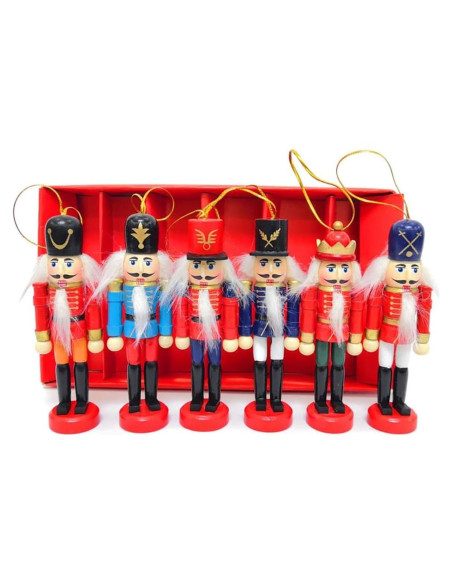Figuras de Cascanueces Ochine Set de 5 Piezas de Madera Figuras de Cascanueces Ochine Set de 5 Piezas de Madera