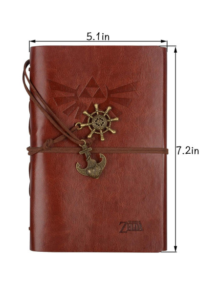 Diario de Escritura ONE250 Leyenda de Zelda 13x18.3cm Marrón Diario de Escritura ONE250 Leyenda de Zelda 13x18.3cm Marrón