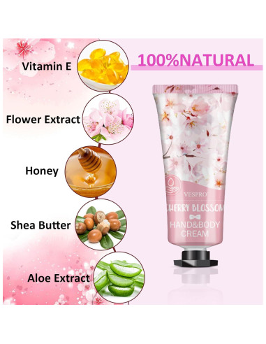 Set de 16 Crema de Manos VESPRO - 14 Fragancias Hidratantes