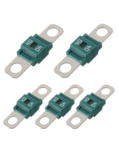 Fusible Midi 40A BOJACK - Paquete de 5 para Autos y Camiones