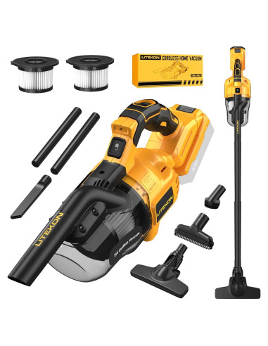 Aspiradora Inalámbrica LITEKON 20V Max 125AW 700ml Mano