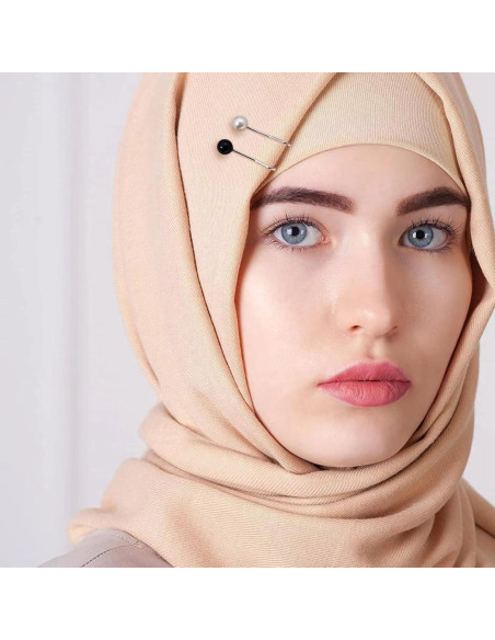 Pines de Hijab para Mujeres - 24 Clips de Bufanda en Forma de U Pines de Hijab para Mujeres - 24 Clips de Bufanda en Forma de U