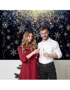 Fondo de Fotografía Avezano Copo de Nieve 240x180 cm 2