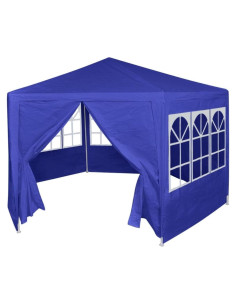 Carpa Hexagonal KCCKOM Azul 2m x 2m con 6 Paredes Laterales