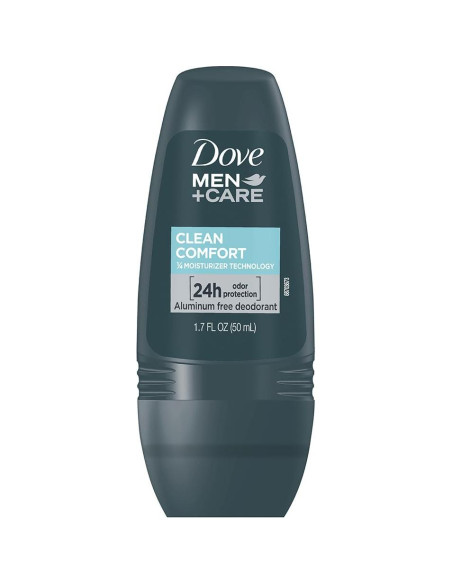Desodorante Roll On Dove Men+Care Clean Comfort 50ml x4 Desodorante Roll On Dove Men+Care Clean Comfort 50ml x4