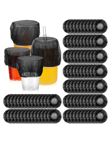 Baderke 100 Fundas Desechables para Bebidas Plástico 10.5 cm