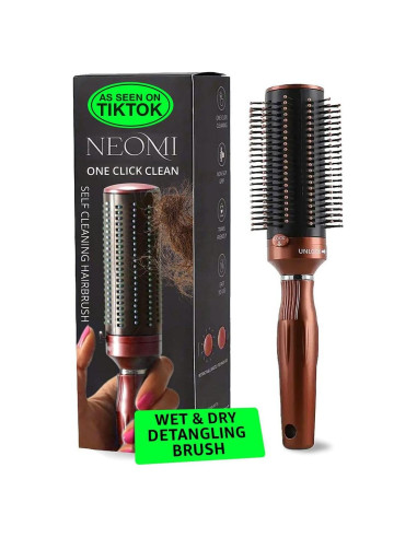 Cepillo Secador Autolimpiante Shop LC 25.1cm para Todo Tipo de Cabello