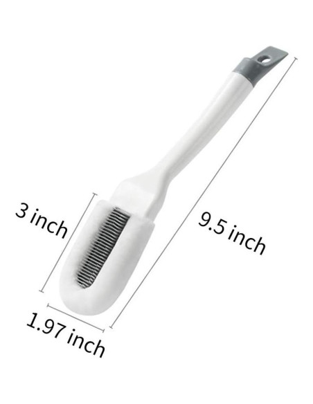Cepillo de Limpieza de Zapatos Feelorna Blanco 24 cm Suave Cepillo de Limpieza de Zapatos Feelorna Blanco 24 cm Suave