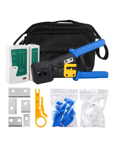 Kit de Herramientas de Crimpado RJ45 Duogalia Cat5 Cat6