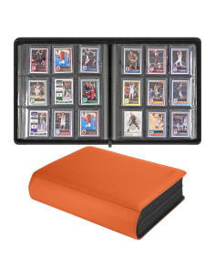 Carpeta TopLoader SIBONIC 9 Bolsillos Naranja 360 Cartas