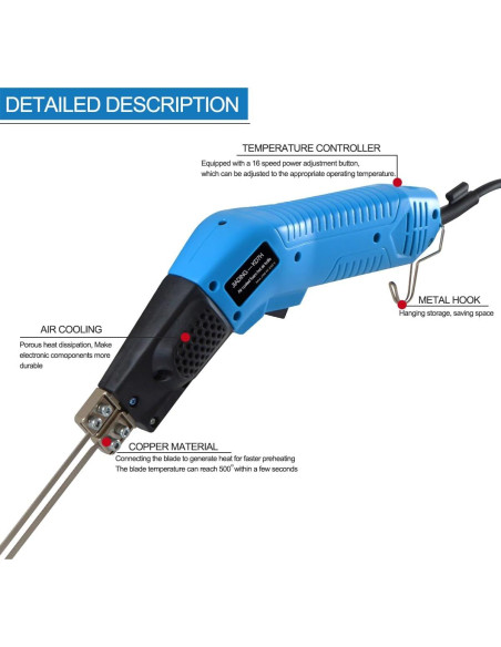 Cortador de Espuma Eléctrico JIADING 200W Kit Completo Cortador de Espuma Eléctrico JIADING 200W Kit Completo