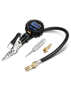 Inflador de Neumáticos Digital DNA MOTORING 0-200 PSI con Luz LED