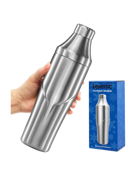 Coctelera Aislada Lexenic 24oz Acero Inoxidable - Sin Fugas Coctelera Aislada Lexenic 24oz Acero Inoxidable - Sin Fugas