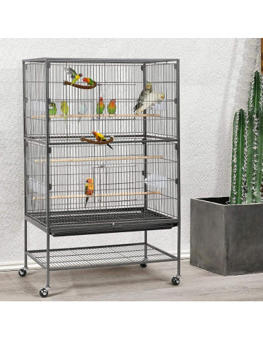 Soporte de Madera Natural Rypet para Aves 15x25cm