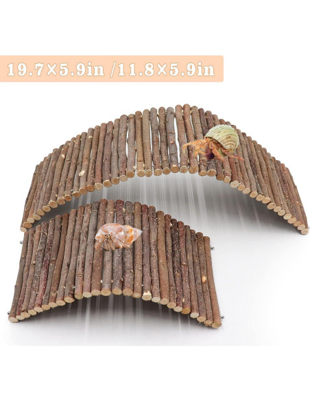 Escondite de Madera para Cangrejo Ermitaño Dnoifne 30x15 cm Escondite de Madera para Cangrejo Ermitaño Dnoifne 30x15 cm