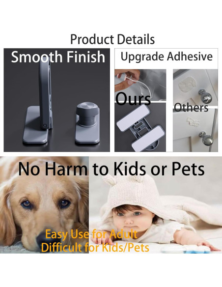 Bloqueo de Refrigerador a Prueba de Niños SHENZHEN 2 Piezas Bloqueo de Refrigerador a Prueba de Niños SHENZHEN 2 Piezas