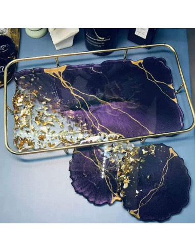 Moldes de Silicona para Resina ResinWorld 14" y 12" Geode