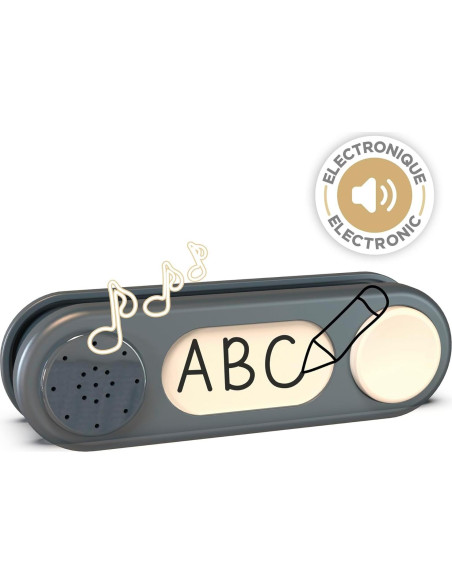 Timbre Electrónico Smoby Gris - Accesorio Jardín para Niños 2+ Timbre Electrónico Smoby Gris - Accesorio Jardín para Niños 2+