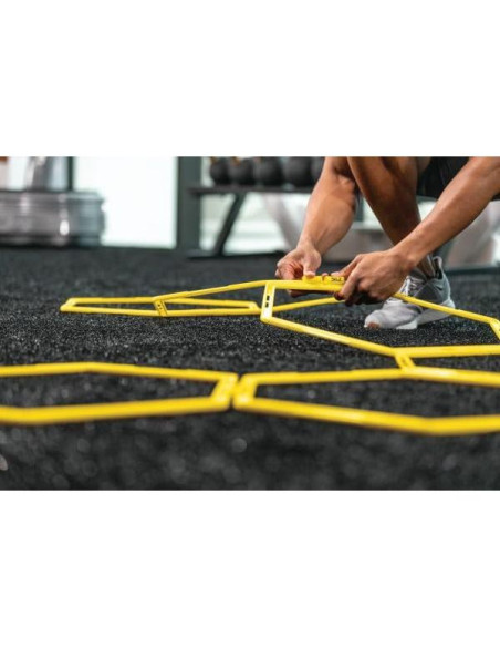 Escalera de Agilidad SKLZ con 6 Anillos Hexagonales Escalera de Agilidad SKLZ con 6 Anillos Hexagonales