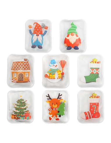 Paquete de 8 Calentadores de Manos Reutilizables 1Plusselect