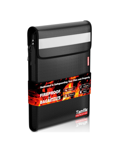 Bolsa Ignífuga y Impermeable Tamfile 15x11" para Documentos