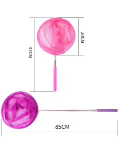 Red de Mariposa Telescópica lasenersm 37-85 cm Púrpura 2