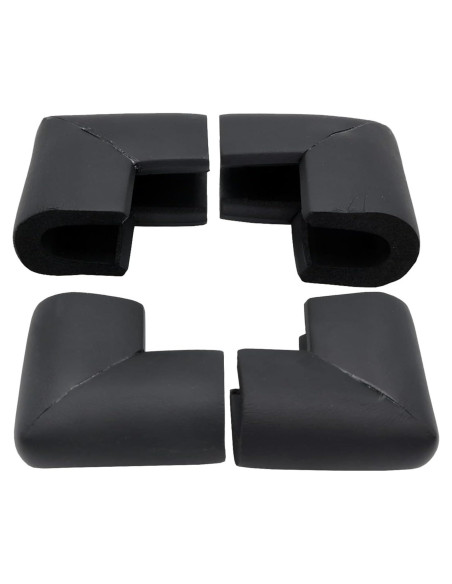 Paquete de 4 Protectores de Esquinas de Espuma ZXUEZHENG Negro Paquete de 4 Protectores de Esquinas de Espuma ZXUEZHENG Negro