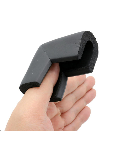 Paquete de 4 Protectores de Esquinas de Espuma ZXUEZHENG Negro Paquete de 4 Protectores de Esquinas de Espuma ZXUEZHENG Negro