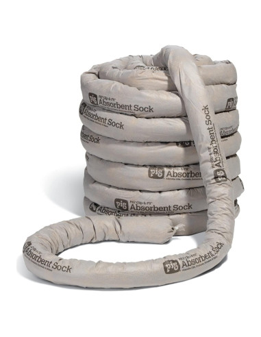 Calcetín Absorbente New Pig PIG219 5.08 cm x 36.58 m Gris