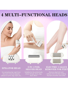 Recortadora de Bikini Eléctrica ZIOU 4 en 1 para Mujeres 2