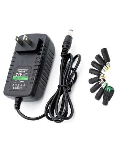 Adaptador de Alimentación DIGISHUO 24V 1A 24W para LED y CCTV