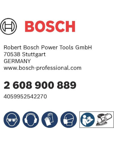 Lija Bosch Expert C470 102x62mm Grano 180 10 piezas
