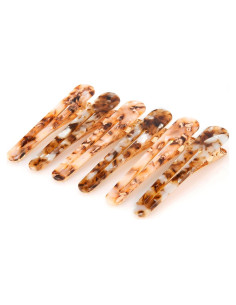 Clips para el Cabello Cobahom 6 Pack 8.26 cm Estampado Leopardo