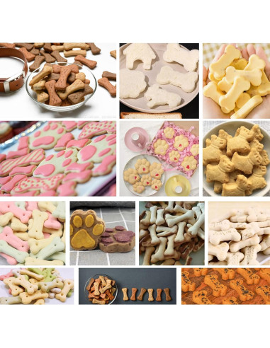 Cortador de Galletas Hueso ANCKNE Acero Inoxidable 4 Piezas