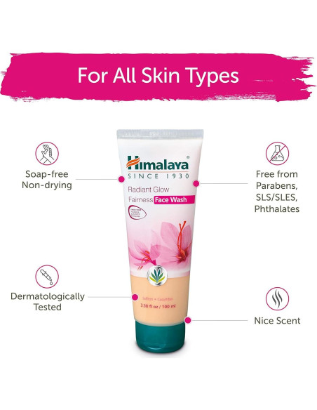 Himalaya Lavado Facial 100 ml - Brillo Radiante y Piel Clara Himalaya Lavado Facial 100 ml - Brillo Radiante y Piel Clara