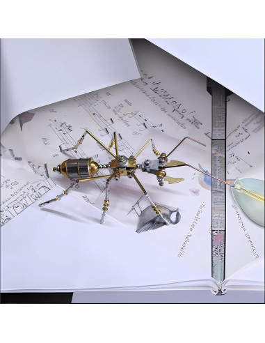 Rompecabezas Mecánico 3D Steampunk NUOSHANZS Hormiga B
