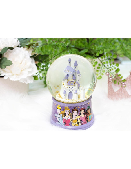 Globo de Nieve Iluminado Princesas Disney Silver Buffalo 100mL Globo de Nieve Iluminado Princesas Disney Silver Buffalo 100mL