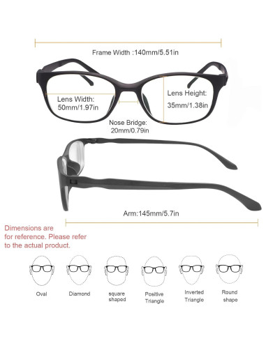 Gafas de Distancia Miopía Unisex LJIMI - Lentes UV400