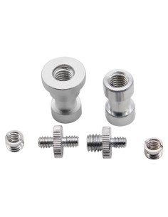 Kit 6 Piezas Cabezal de Trípode Adaptador BMXIJW 1/4 3/8