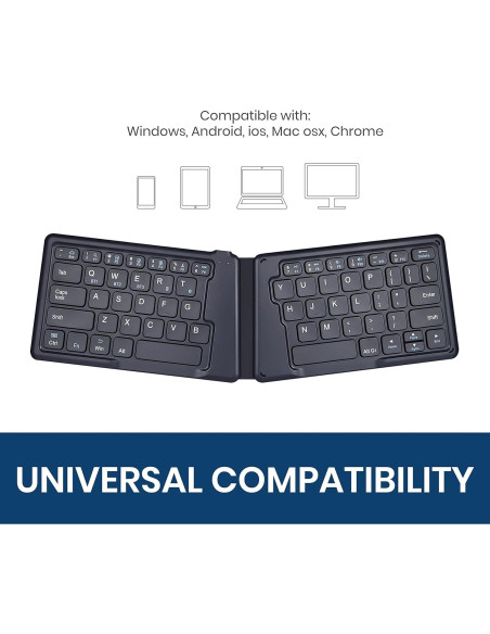 Teclado Bluetooth Ergonómico Plegable Perixx PERIBOARD-805E Teclado Bluetooth Ergonómico Plegable Perixx PERIBOARD-805E
