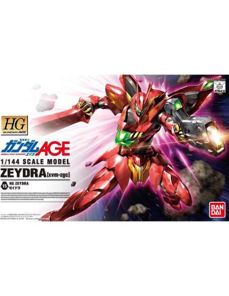 Modelo Zeydra Gundam Age 1/144 Bandai Hobby - Alta Velocidad Modelo Zeydra Gundam Age 1/144 Bandai Hobby - Alta Velocidad