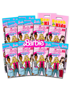 Conjunto de 8 Favoritos de Fiesta Mini Barbie - Juegos y Libros