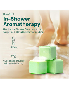 Vaporizador de Ducha Latika Breathe & Release - Eucalipto y Menta 2