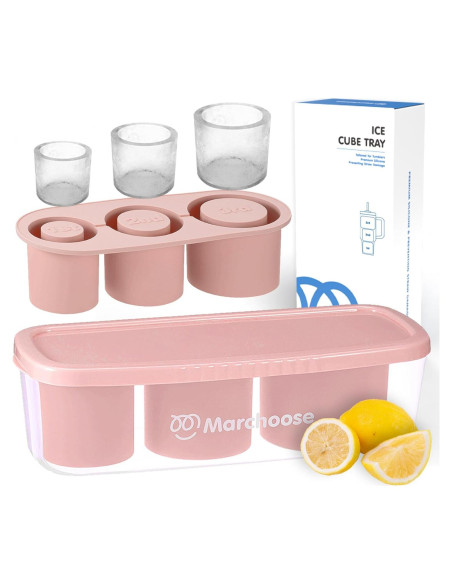 Bandeja de Hielo Stanley 20-40oz Marchoose Silicona Chill Blush Bandeja de Hielo Stanley 20-40oz Marchoose Silicona Chill Blush