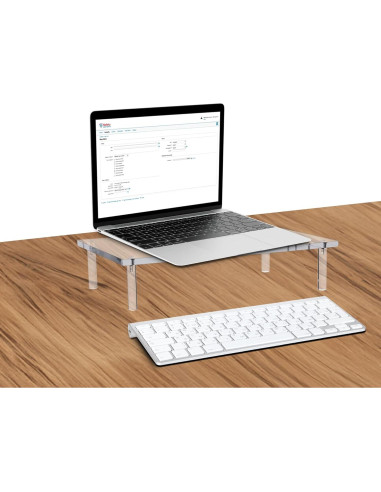 Soporte de Monitor Acrílico Jusalpha 10mm - 36.83x22.86x8.64cm
