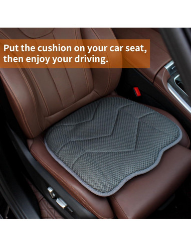 Cojín de Asiento para Automóvil Anysiny Malla 3D Antideslizante