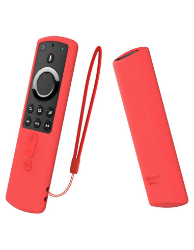 Funda de Silicona SIKAI para Control Remoto Fire TV Stick 4K Rojo