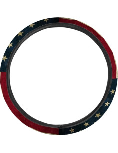 Cubierta de Volante Yewattles Bandera Americana 38 cm Universal 2